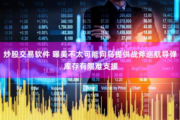 炒股交易软件 曝美不太可能向乌提供战斧巡航导弹 库存有限难支援
