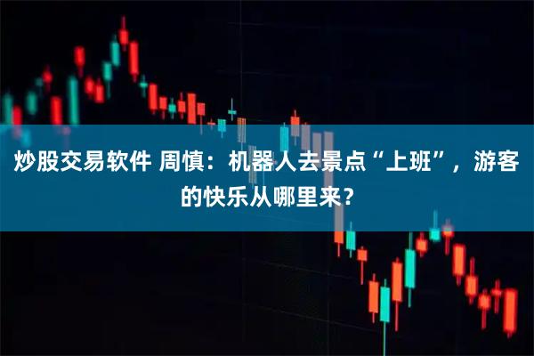 炒股交易软件 周慎：机器人去景点“上班”，游客的快乐从哪里来？