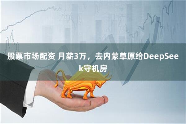 股票市场配资 月薪3万，去内蒙草原给DeepSeek守机房
